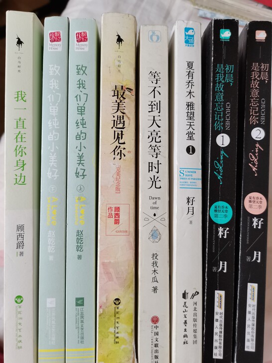 最爱的几本小说贱卖啦！组合卖超划算！包邮！