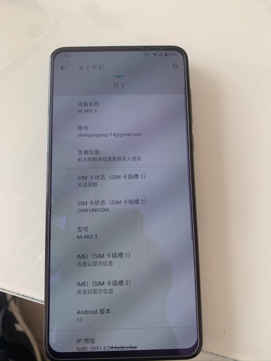 个人自用小米mix3,原装屏幕无任何问题,...
