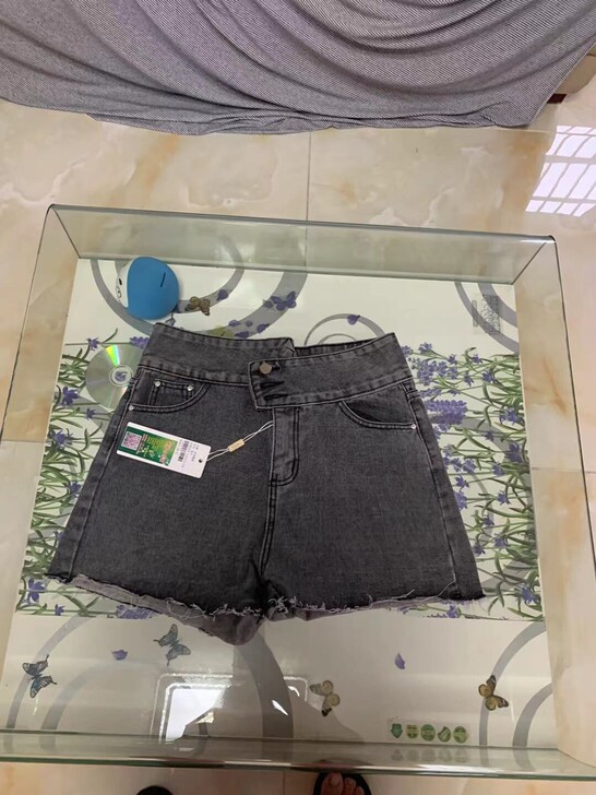 全新牛仔短裙女夏仔短裤女夏破洞时尚百搭修身...