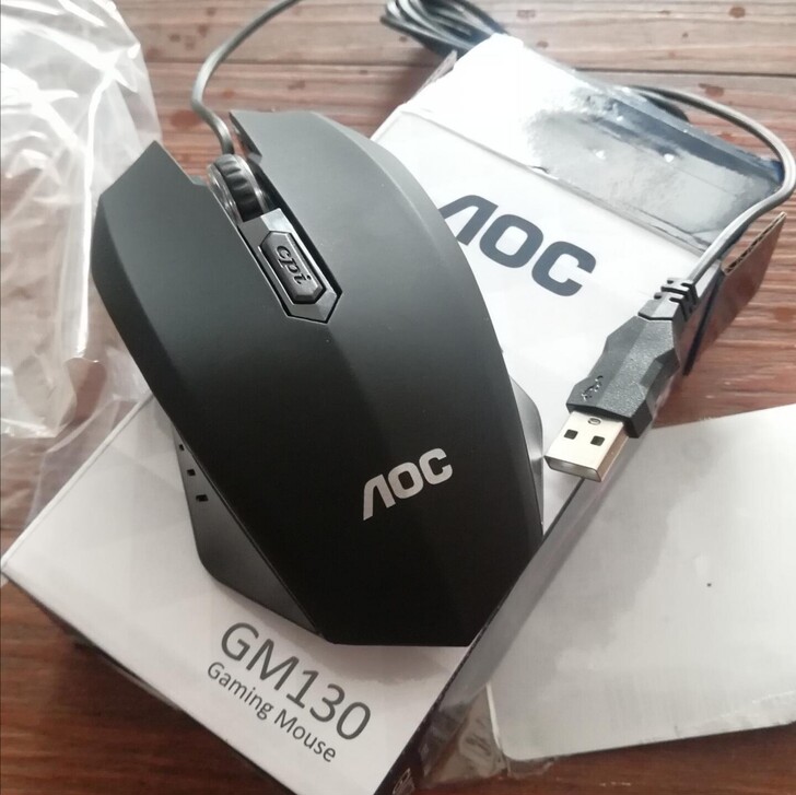 【全新清仓】AOC有线鼠标电竞游戏鼠标电脑...