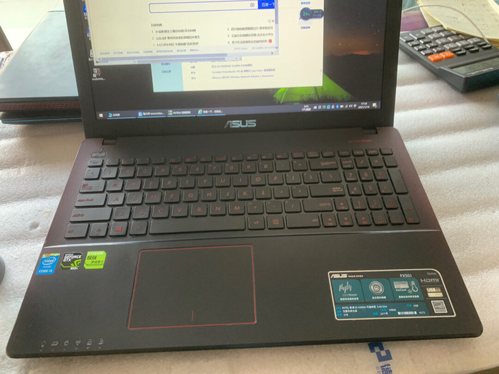 华硕fx50 笔记本游戏本电脑i5 420...