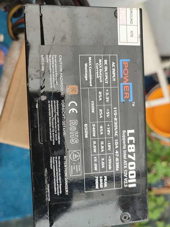 电脑电源650W想要的可以联系,成色不错!