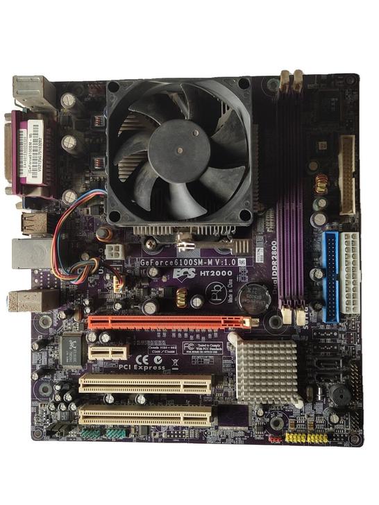 自用旧电脑主板出售，amd的，送散热器和C...