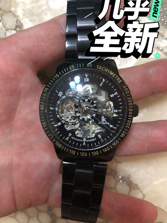 男士机械表。走时正，买了只带过3次，闲置出...