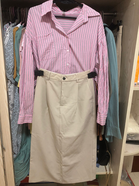 粉t 均码 裙子m码