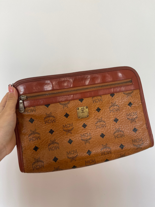 mcm手拿包  中古包