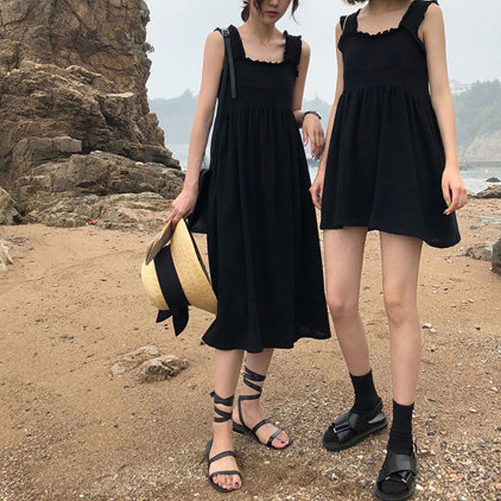 2020夏新款裙子女超仙森系闺蜜装法式复古...