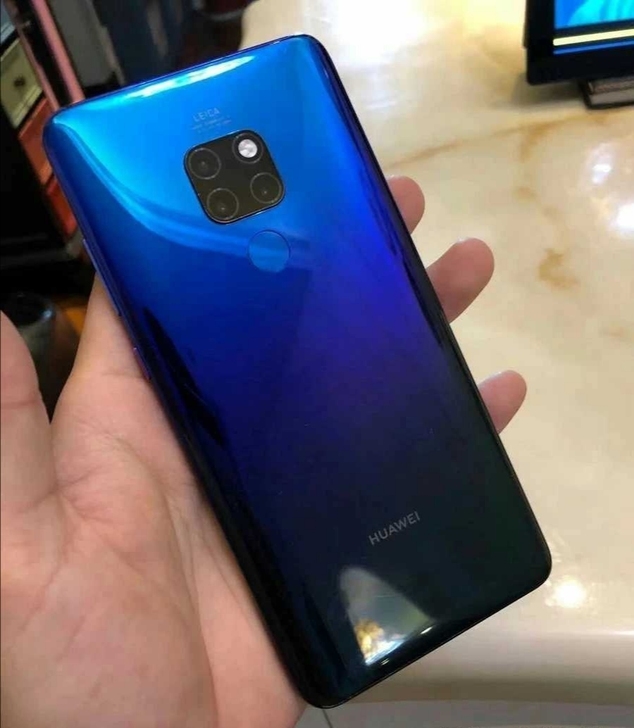 华为mate20宝石蓝国行全网通6+128...