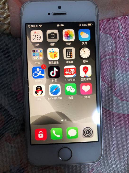 se 一代9新  只换过电池，指纹所有都正...