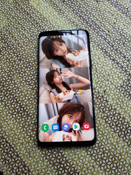 几乎全新自用三星s9曲屏手机国行系统全网通...