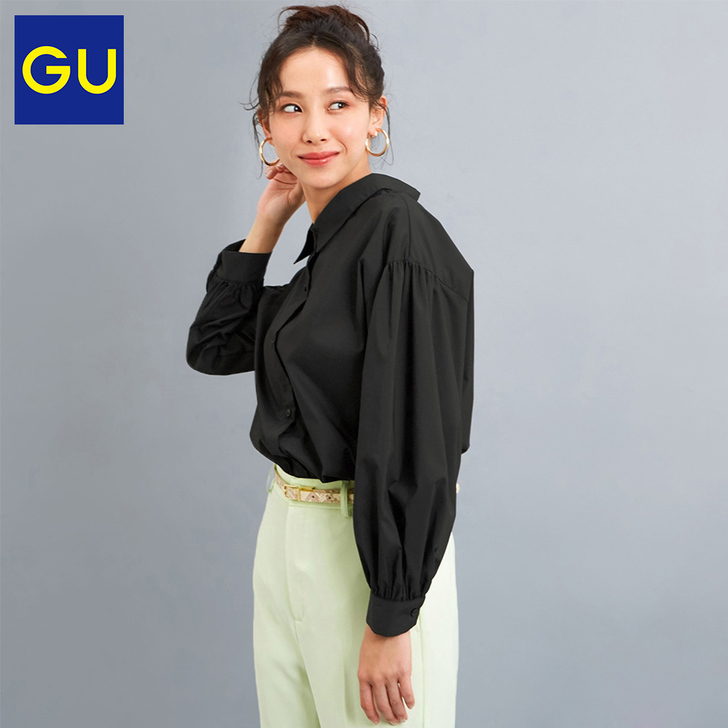 gu 衬衫白色的哟