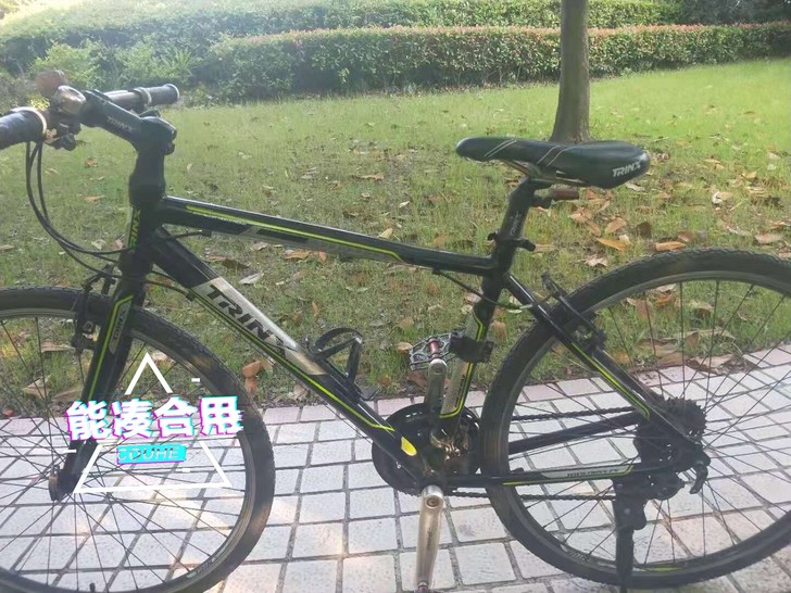一台通勤千里达自行车，上下班骑着很方便。功...