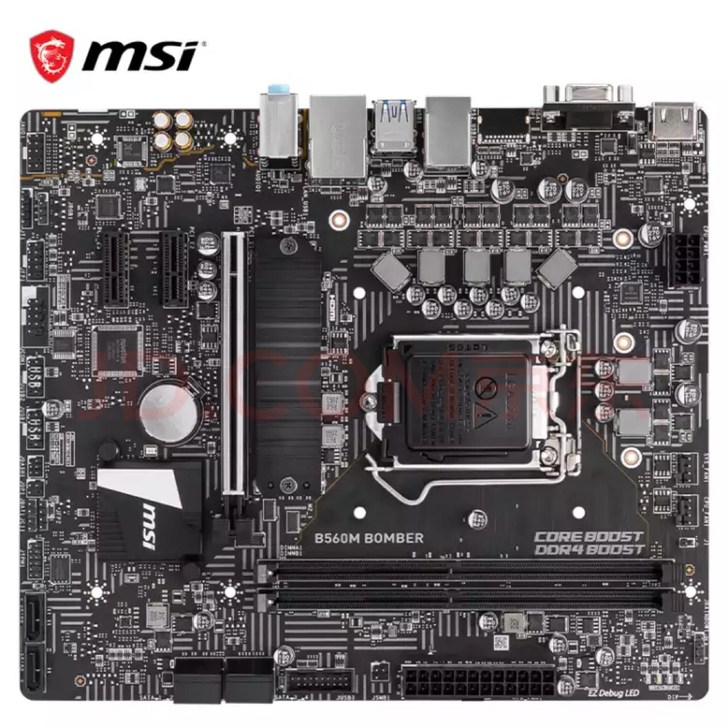 微星B560M 爆破弹电脑主板 支持CPU...