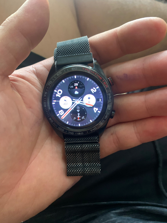 荣耀手表 型号TLA B19熔岩黑 运动户...