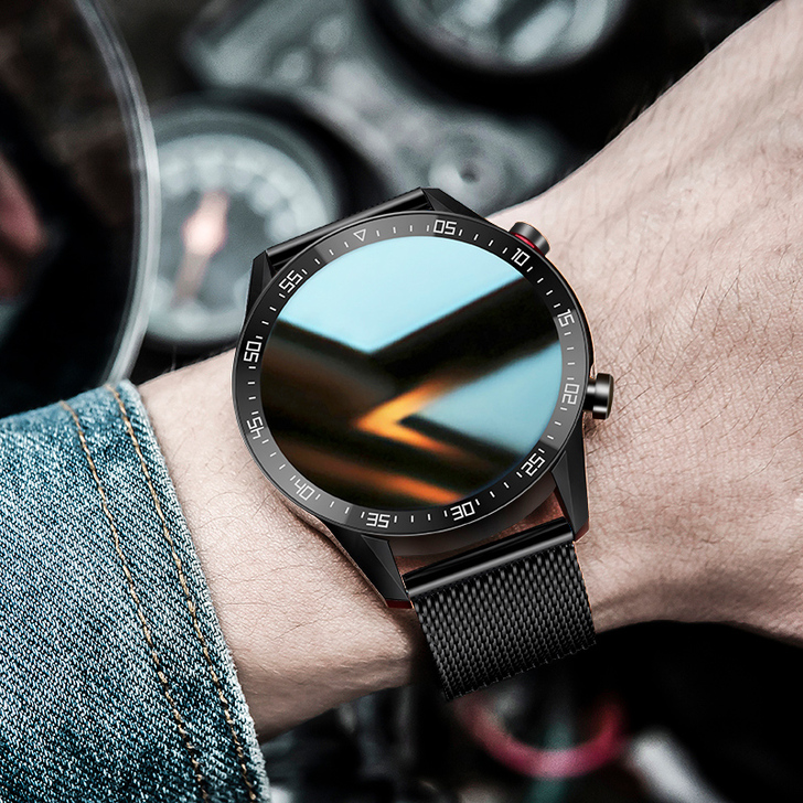 华为手机通用智能手表男防水心率血压监测多功...