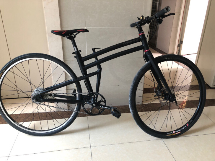 蒙特奇全新内变公路旅行折叠车自行车车架 更...