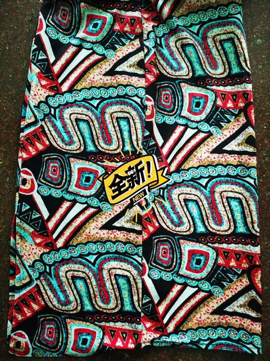 民族风棉短裙，库存孤品，下面开线，所以减价...