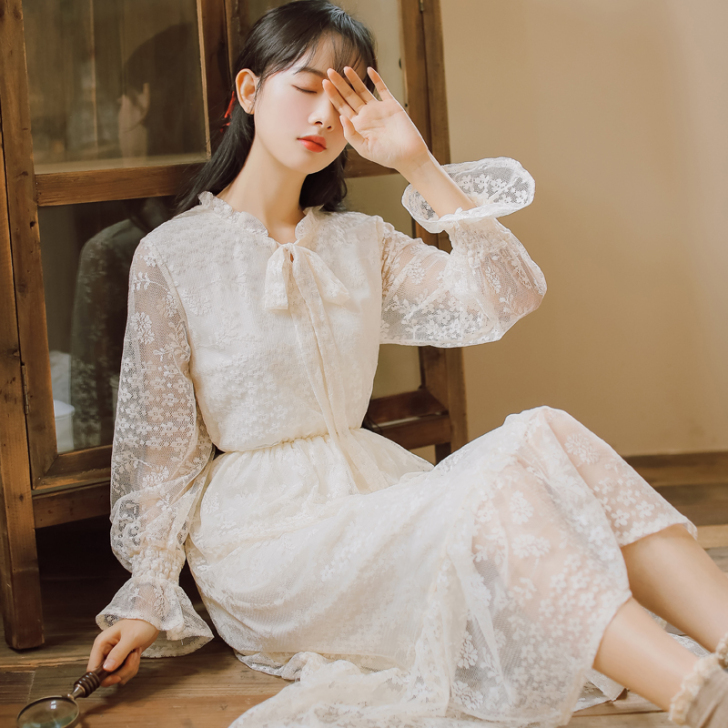 1仙女裙chic温柔egg裙法式初恋很仙的...