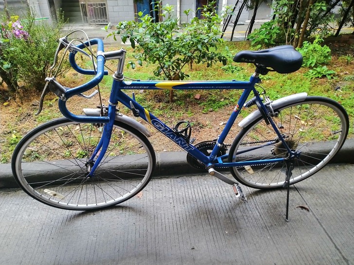 捷安特公路赛车。