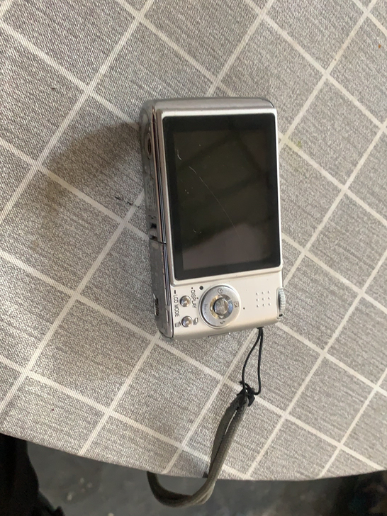 松下DMC-FX01GK成色如图，屏幕上有...