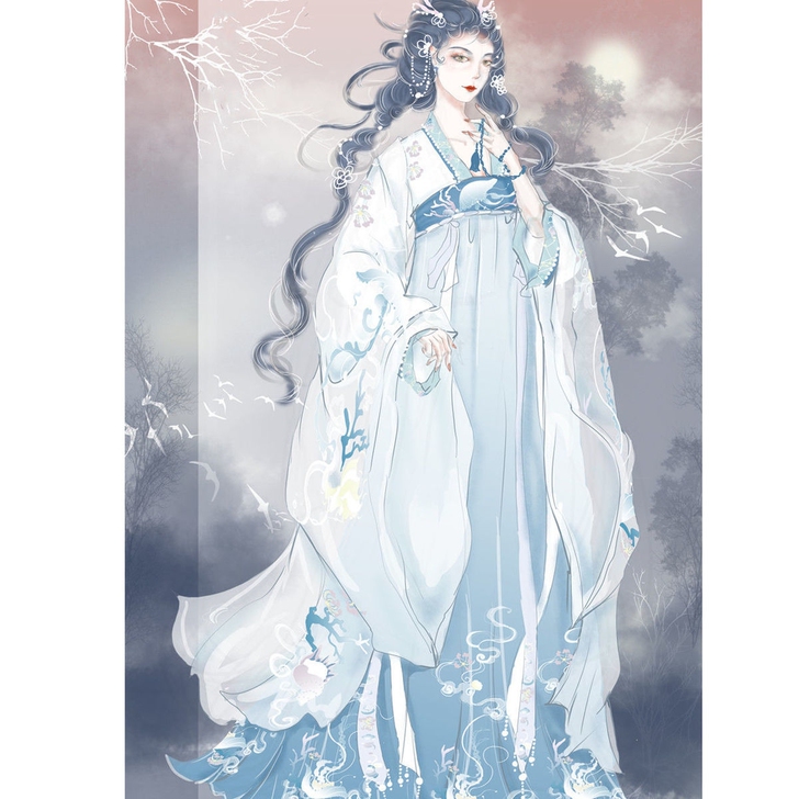 惜缘记原【蓝海精灵】齐胸汉服女情侣款交领齐...