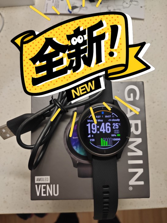 几乎全新佳明venu智能手表一只，佳明64...