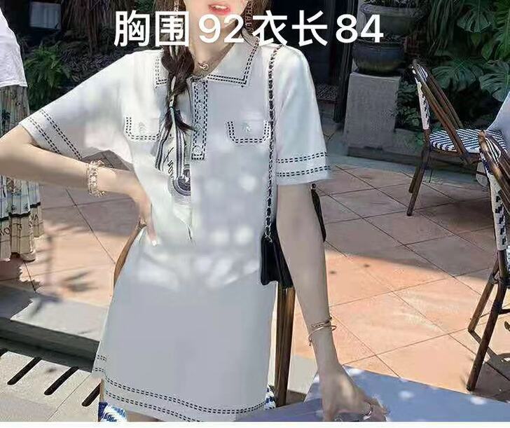 全新 Polo领洋气休闲连衣裙