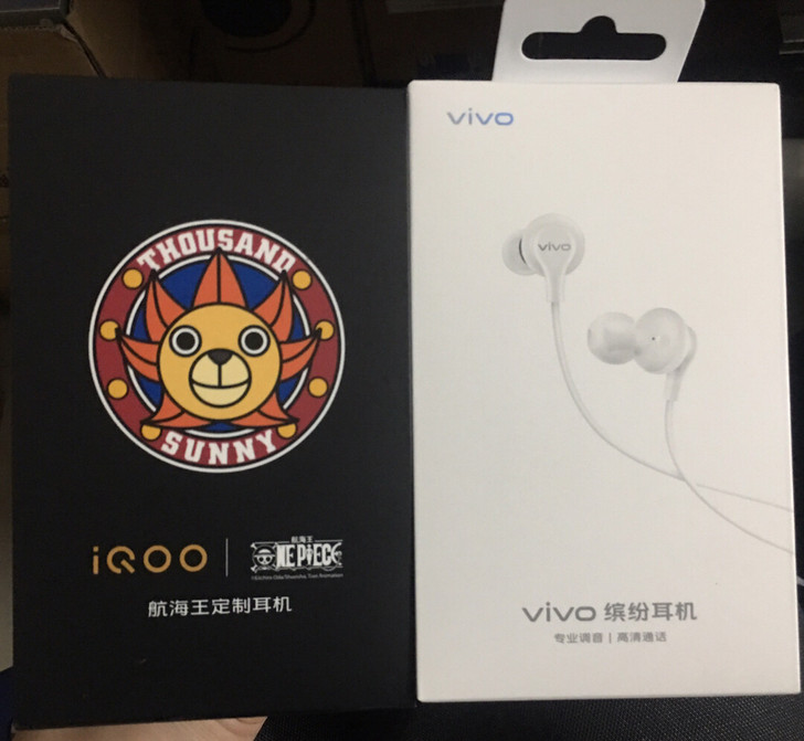 iQOO原装耳机航海王定制版vivo原厂耳...