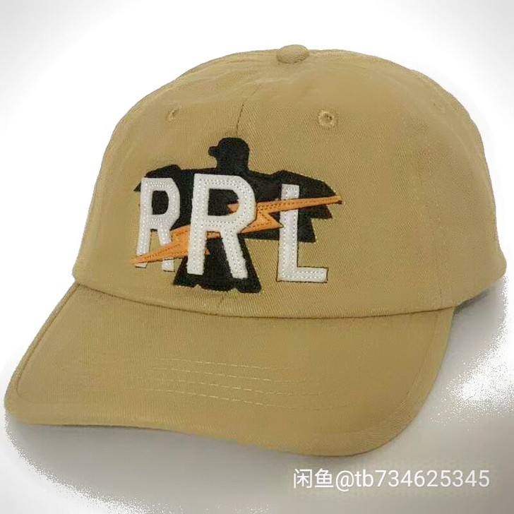 美式复古元老品牌 RRL刺绣弯檐帽子 ...