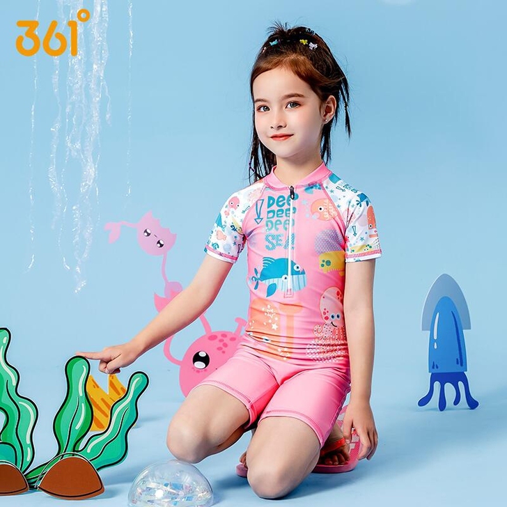 处理清仓，正品保证！361度，女童泳衣！到...