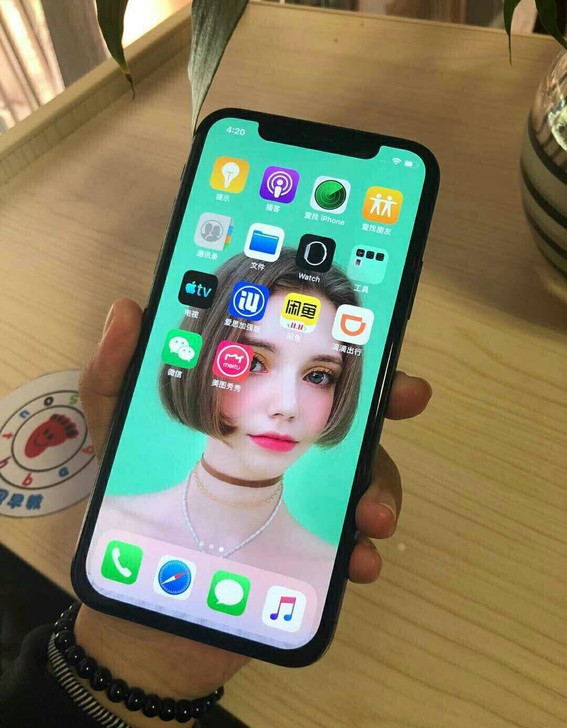 苹果手机iPhone X黑色256G。国行...