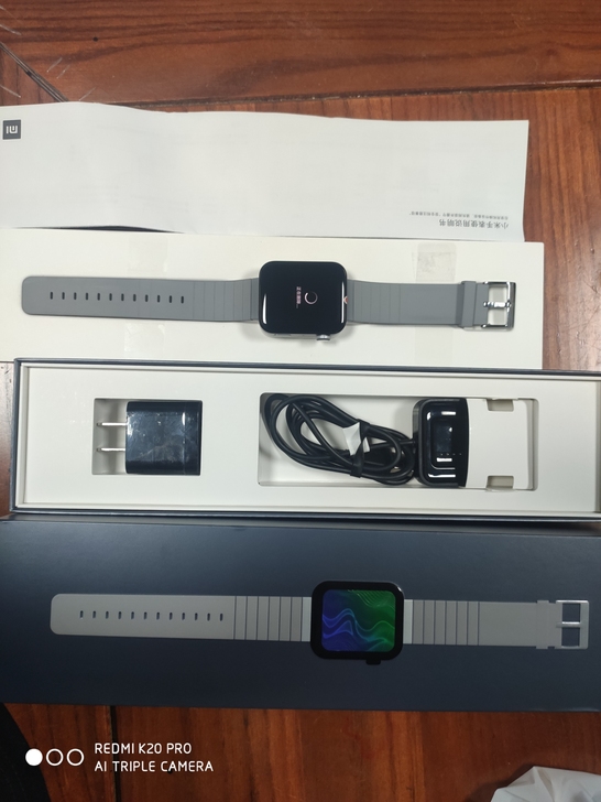 小米手表XMWT01小米智能手表 科技银 ...