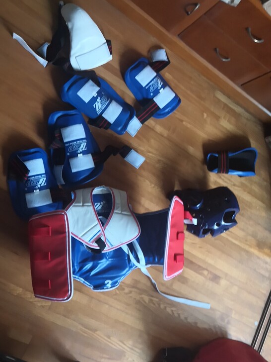 跆拳道护具,用过一次