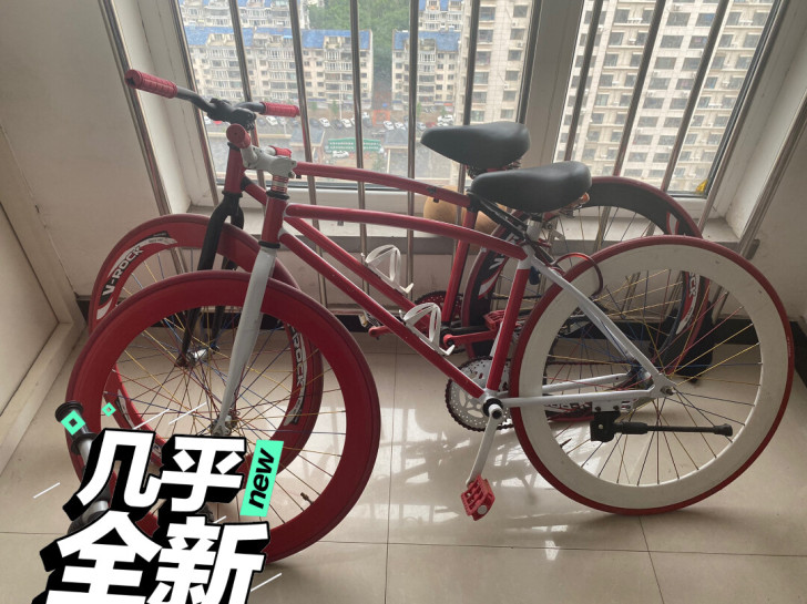 自行车，死飞，倒刹车，买了没骑两回，一台3...