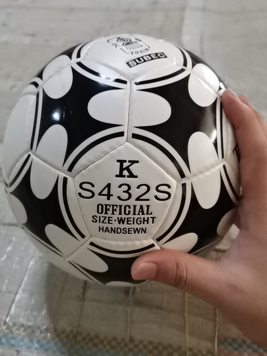 全新正品火车头ks432s四号手缝足球,官...