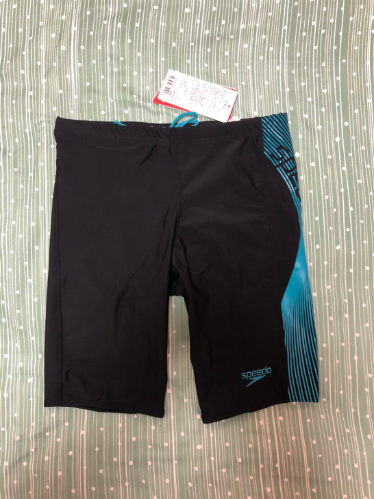 Speedo/速比涛 五分泳裤 及膝抗氯速...