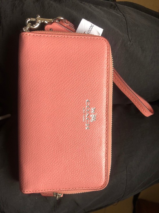 蔻驰手拿包coach正品包包钱包手包个人自...