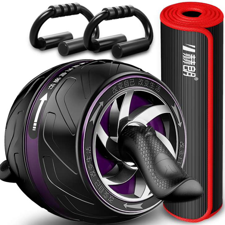 自动回弹健腹轮腹肌速成神器男收腹卷健身器材...