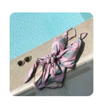 泳衣连体粉色泳衣l号 实拍有色差，和第一张...