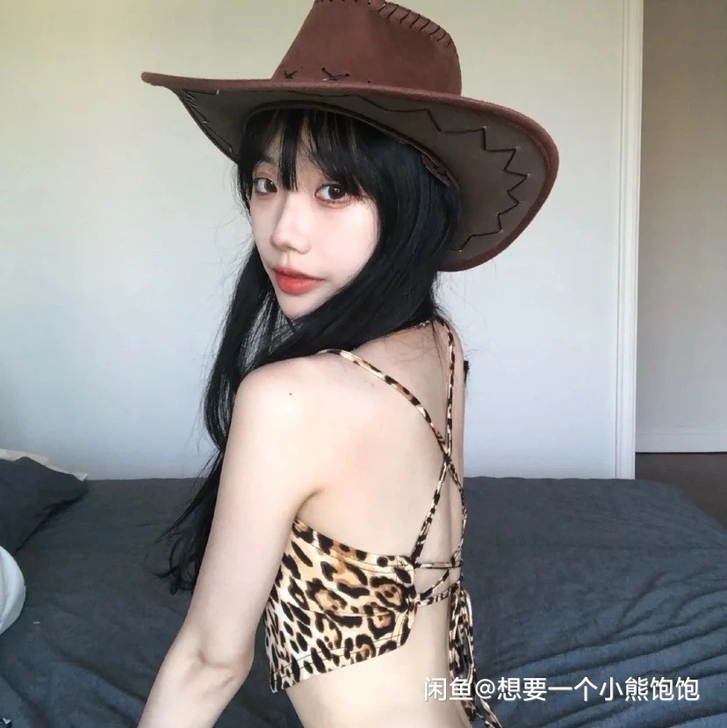 男女防晒遮阳帽草帽大沿帽西部牛仔帽情侣大檐...