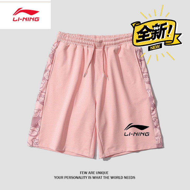 2021新款夏季趣味印花拼接运动短裤男潮牌...