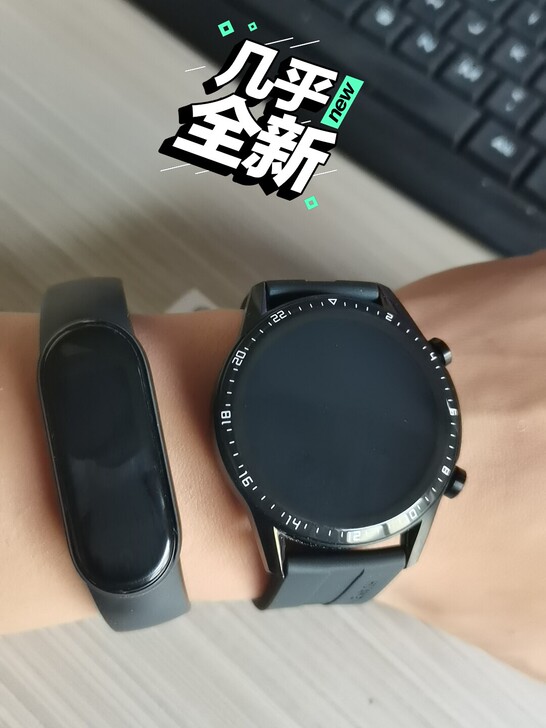 换华为gt2了便宜出小米手环5NFC版,配...