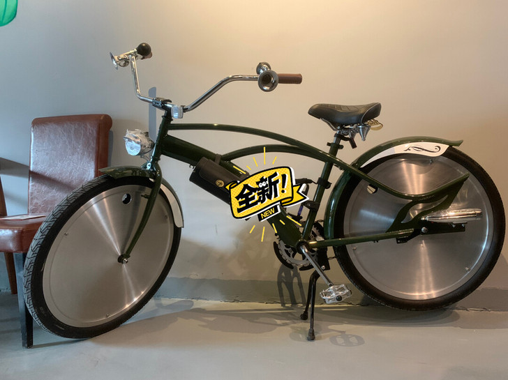 复古自行车 26寸特别订制 创意单车机车 ...