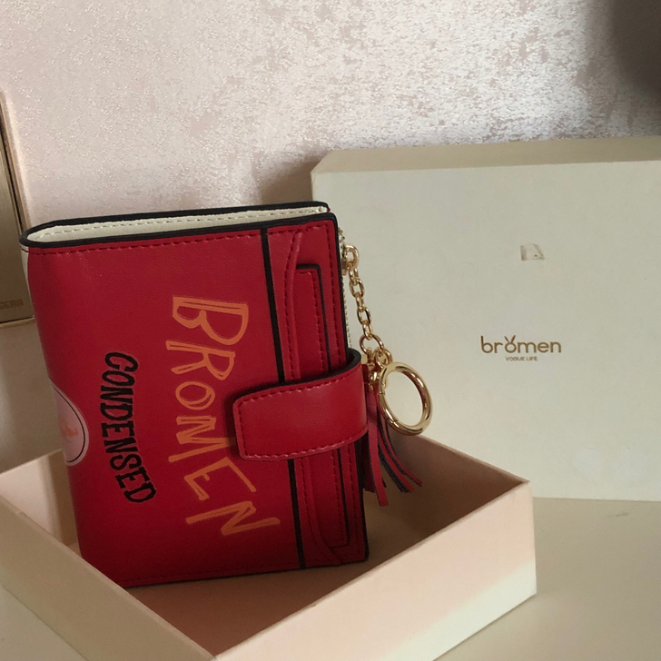 不莱玫bromen女士钱包 全新的