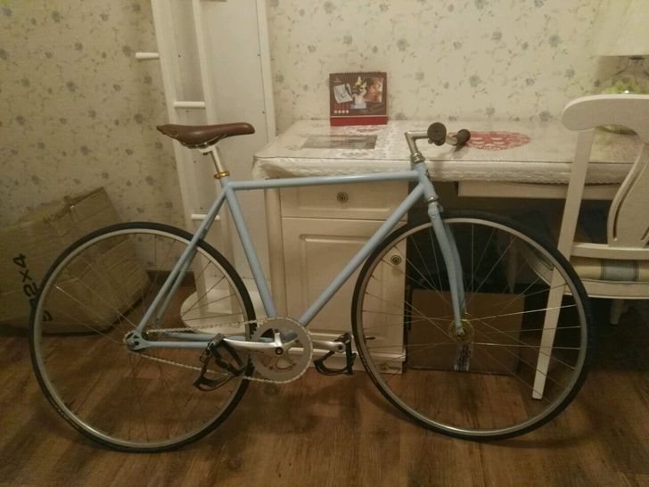 闲置死飞自行车转手