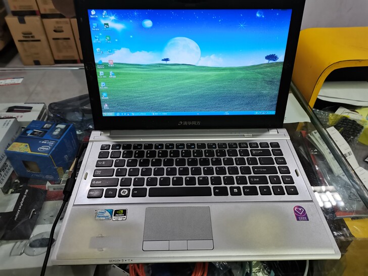 清华同方锋锐K45H笔记本双核CPU 2G...