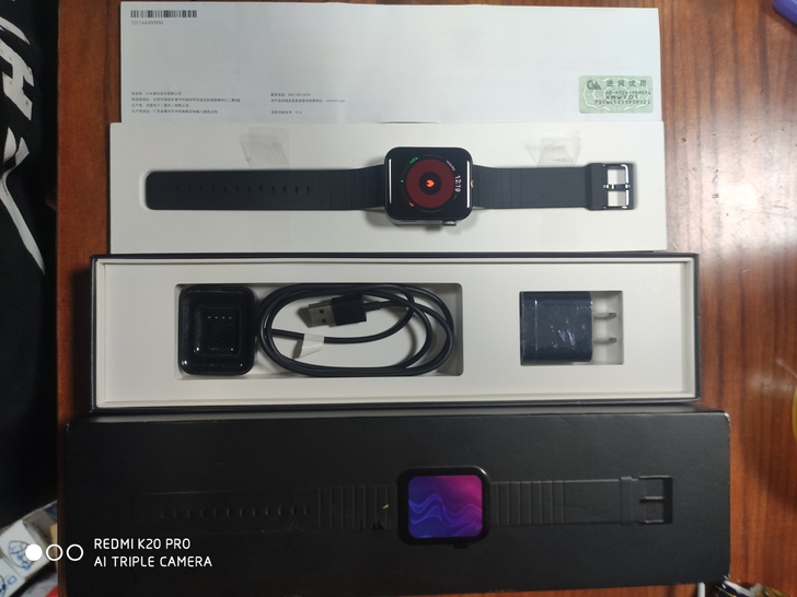 小米手表XMWT01小米智能手表 典雅黑 ...