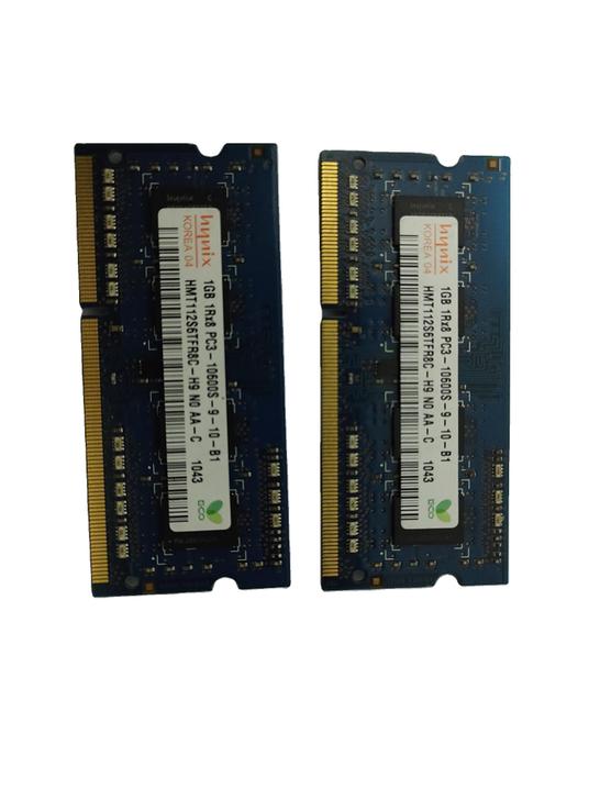笔记本1G内存条2个电脑内存 ，不包邮不包...