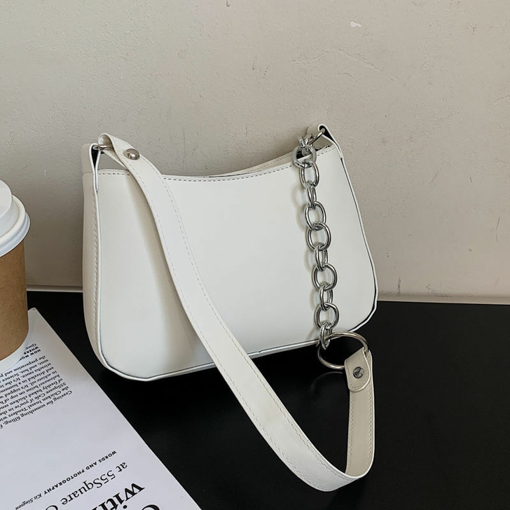 上新法式小众高级感腋下法棍包女2021新款...