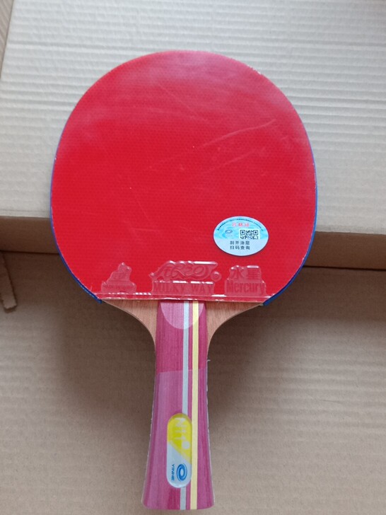 全新自粘乒乓球拍 银河球拍
